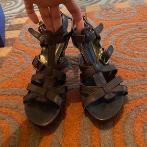 Stuart Weitzman Brown Heeled Sandals